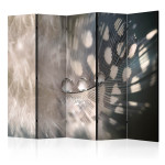 paris prix Paravent 5 Volets "Elegant Feather" 172x225cm