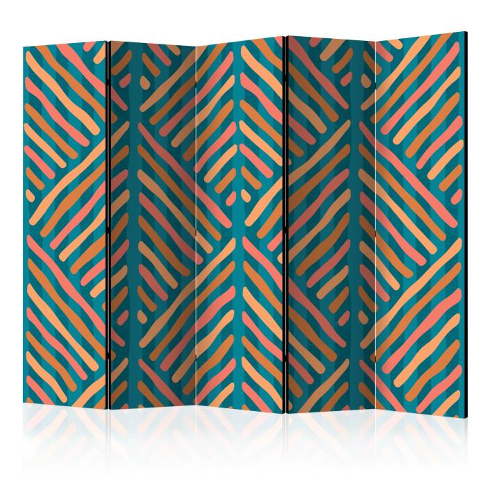 Paris Prix Paravent 5 Volets "Ethnic Composition" 172x225cm