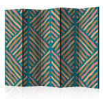 paris prix Paravent 5 Volets "Ethnic Composition" 172x225cm