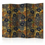 paris prix Paravent 5 Volets "Floral Madness" 172x225cm
