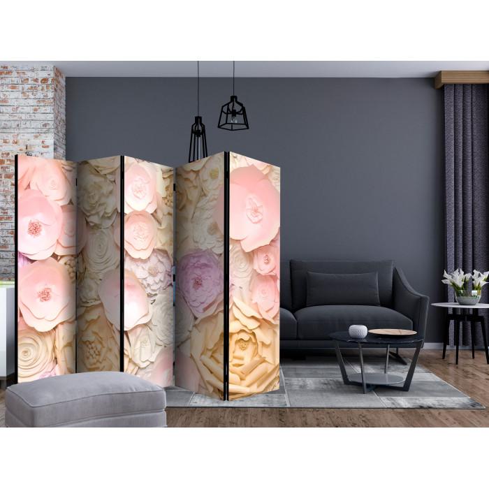 Paris Prix Paravent 5 Volets "Flower Bouquet" 172x225cm