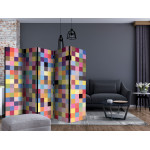 Paris Prix Paravent 5 Volets "Full Range Of Colors" 172x225cm