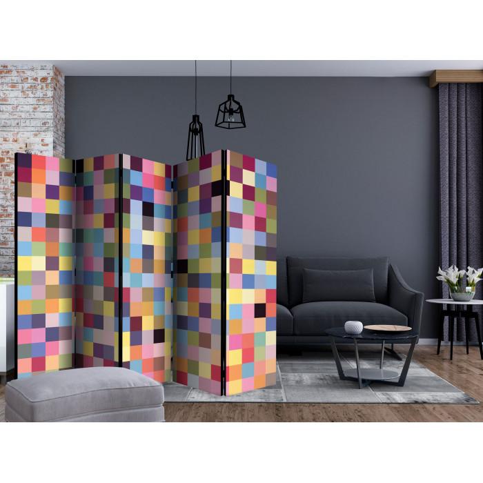 Paris Prix Paravent 5 Volets "Full Range Of Colors" 172x225cm