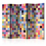 paris prix Paravent 5 Volets "Full Range of Colors" 172x225cm