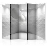 paris prix Paravent 5 Volets "Geometric Room" 172x225cm