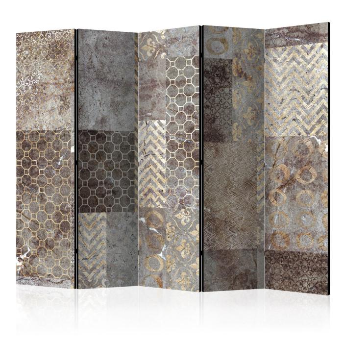 Paris Prix Paravent 5 Volets "Geometric Textures" 172x225cm