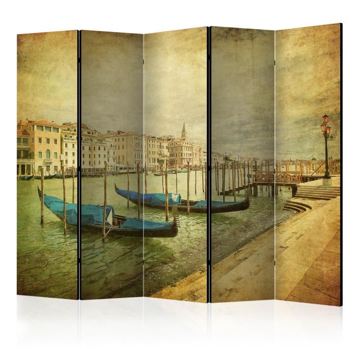 Paris Prix Paravent 5 Volets "Grand Canal Venice Vintage" 172x225cm
