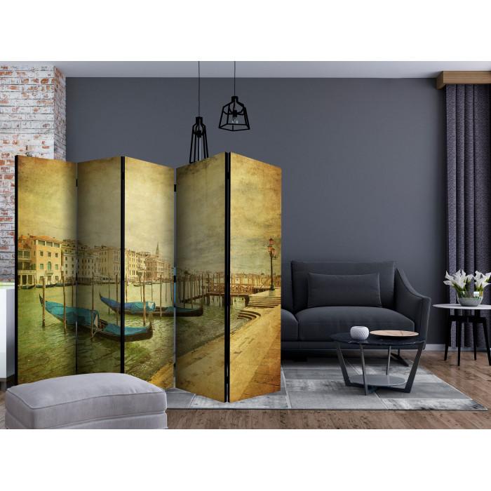 Paris Prix Paravent 5 Volets "Grand Canal Venice Vintage" 172x225cm