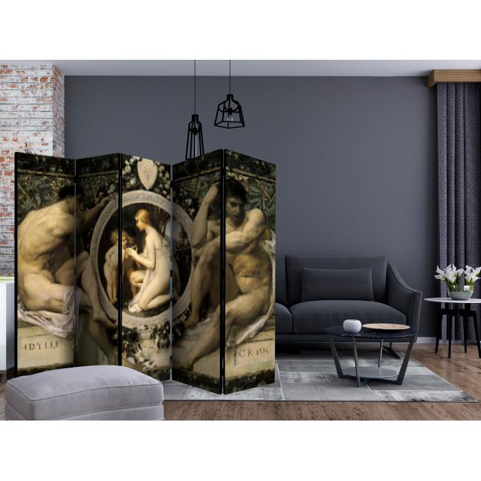 Paris Prix Paravent 5 Volets "Idyll Gustav Klimt" 172x225cm