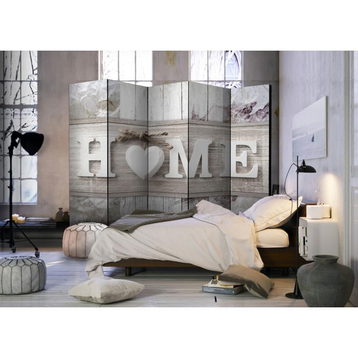 Paris Prix Paravent 5 Volets " Inscription Home" 172x225cm
