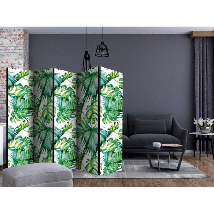 Paris Prix Paravent 5 Volets "Jungle Leaves" 172x225cm