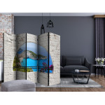 Paris Prix Paravent 5 Volets "Kalamaki Zakynthos" 172x225cm