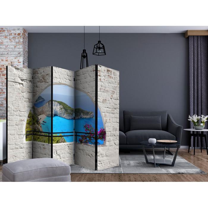 Paris Prix Paravent 5 Volets "Kalamaki Zakynthos" 172x225cm