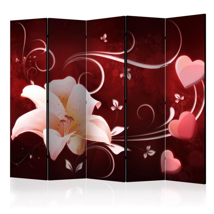 Paris Prix Paravent 5 Volets "Love Message" 172x225cm