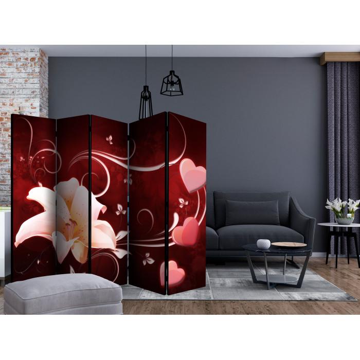 Paris Prix Paravent 5 Volets "Love Message" 172x225cm