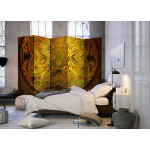 Paris Prix Paravent 5 Volets "Mandala : Force D'or" 172x225cm
