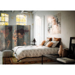 Paris Prix Paravent 5 Volets " Map In Browns & Greys" 172x225cm