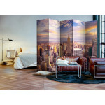 Paris Prix Paravent 5 Volets "New York Morning" 172x225cm