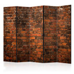 paris prix Paravent 5 Volets "Old Brick Wall" 172x225cm