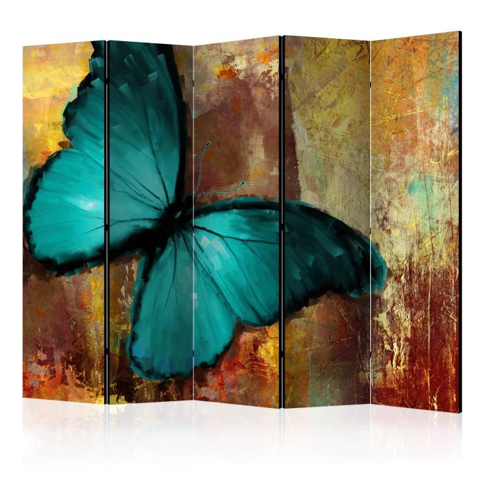 Paris Prix Paravent 5 Volets "Painted Butterfly" 172x225cm