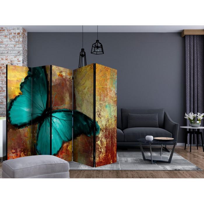 Paris Prix Paravent 5 Volets "Painted Butterfly" 172x225cm