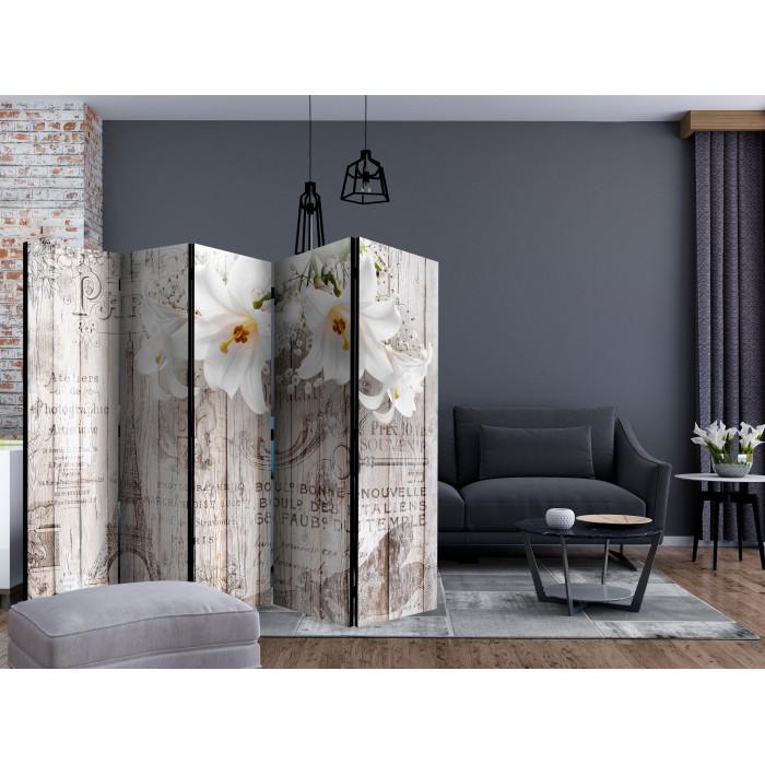 Paris Prix Paravent 5 Volets "Parisian Lilies" 172x225cm