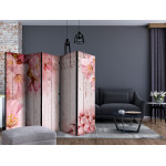 Paris Prix Paravent 5 Volets "Pink Apple Blossoms" 172x225cm