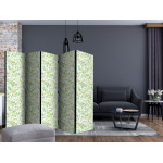Paris Prix Paravent 5 Volets "Plants Stained Glass" 172x225cm