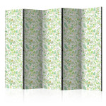paris prix Paravent 5 Volets "Plants Stained Glass" 172x225cm