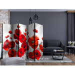 Paris Prix Paravent 5 Volets "Poppies In The Moonlight II" 172x225cm