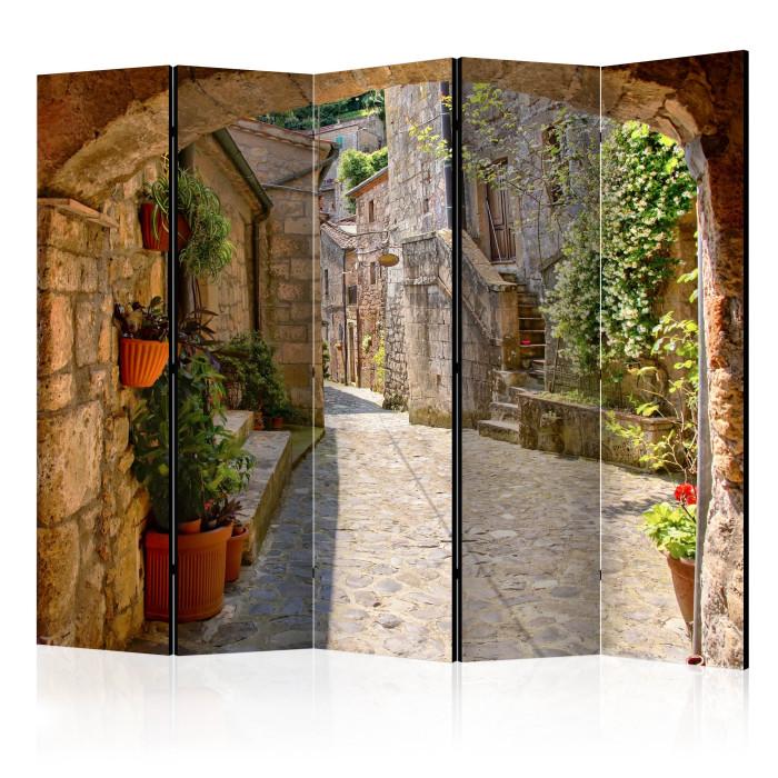 Paris Prix Paravent 5 Volets "Provincial Alley In Tuscany" 172x225cm