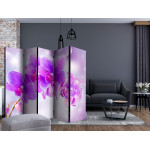 Paris Prix Paravent 5 Volets "Purple Orchids" 172x225cm