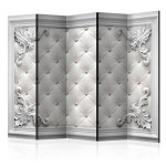 paris prix Paravent 5 Volets "Quilted Leather" 172x225cm