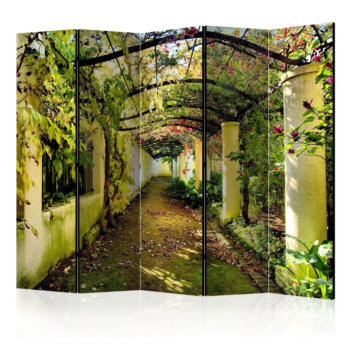 Paris Prix Paravent 5 Volets "Romantic Garden" 172x225cm