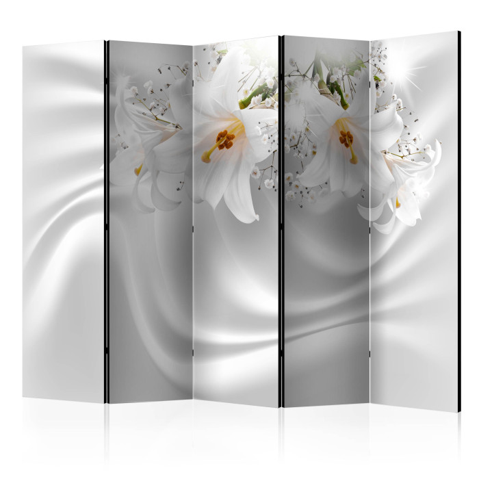 Paris Prix Paravent 5 Volets "Royal Whiteness" 172x225cm
