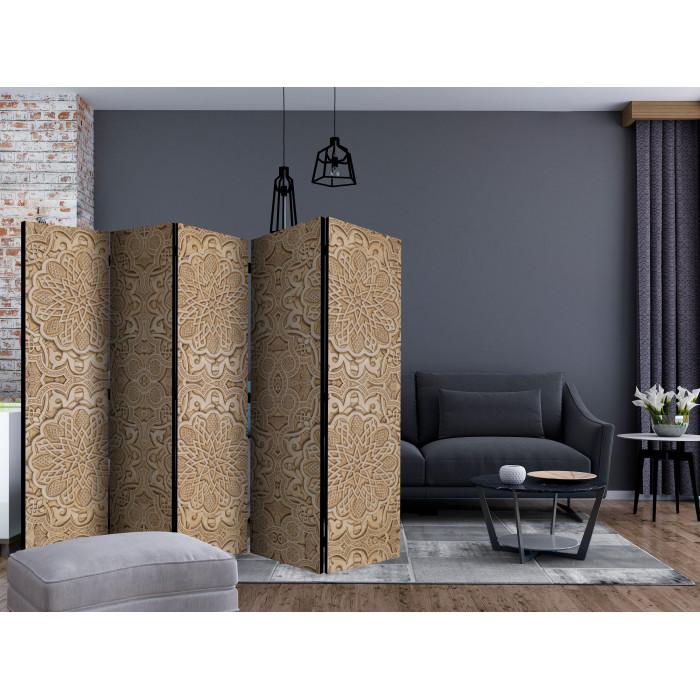 Paris Prix Paravent 5 Volets "Sand Ornament" 172x225cm