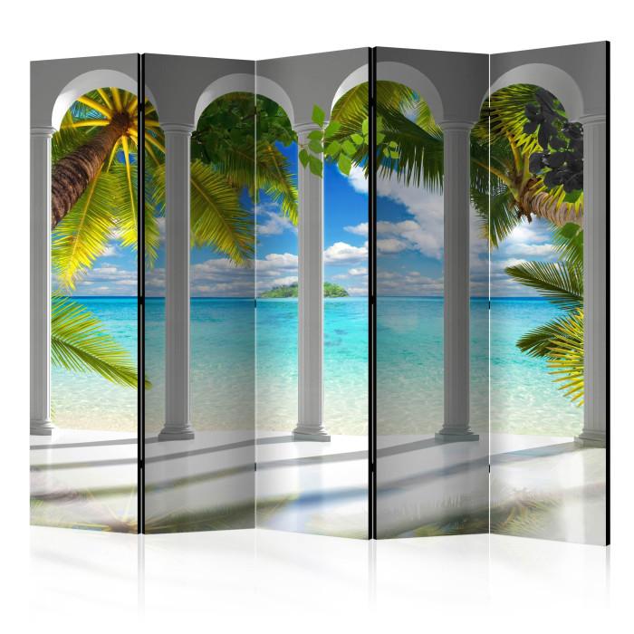 Paris Prix Paravent 5 Volets "Sea Behind Columns" 172x225cm