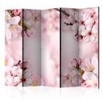 paris prix Paravent 5 Volets "Spring Cherry Blossom" 172x225cm