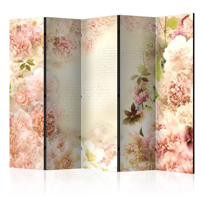 Paris Prix Paravent 5 Volets "Spring Fragrance" 172x225cm