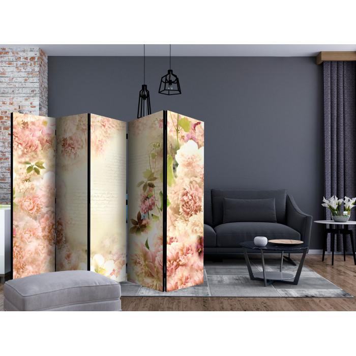 Paris Prix Paravent 5 Volets "Spring Fragrance" 172x225cm