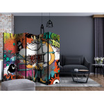Paris Prix Paravent 5 Volets "Street Movie" 172x225cm