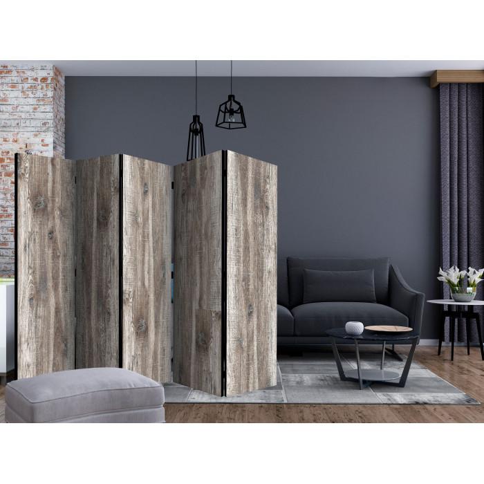 Paris Prix Paravent 5 Volets "Stylish Wood" 172x225cm