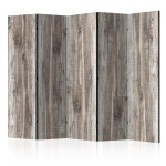 paris prix Paravent 5 Volets "Stylish Wood" 172x225cm