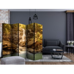 Paris Prix Paravent 5 Volets "Sunny Waterfall" 172x225cm