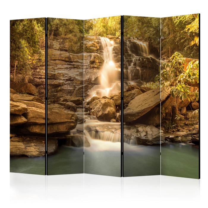 Paris Prix Paravent 5 Volets "Sunny Waterfall" 172x225cm