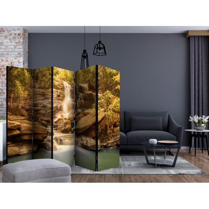 Paris Prix Paravent 5 Volets "Sunny Waterfall" 172x225cm