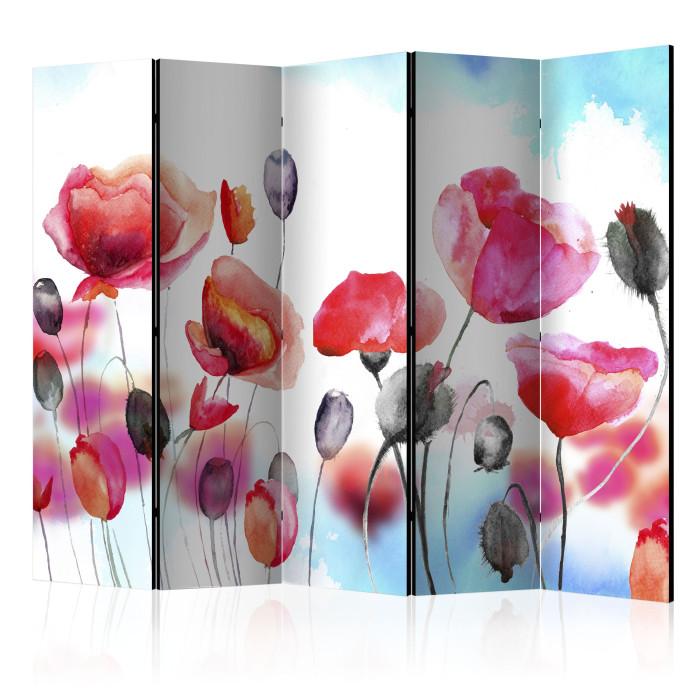 Paris Prix Paravent 5 Volets "Swaying With The Wind" 172x225cm