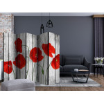 Paris Prix Paravent 5 Volets "Tale Of Red Poppies" 172x225cm