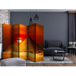 Paris Prix Paravent 5 Volets "The Giza Necropolis Sunset" 172x225cm