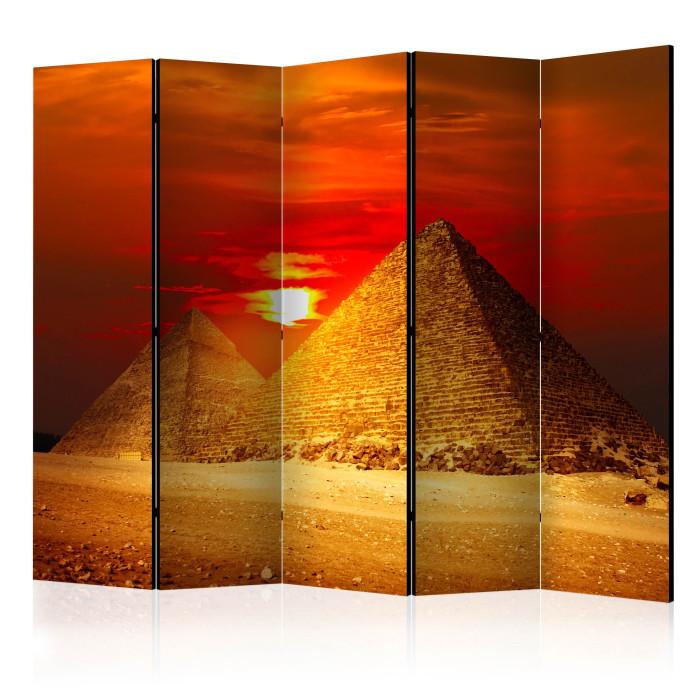 Paris Prix Paravent 5 Volets "The Giza Necropolis Sunset" 172x225cm
